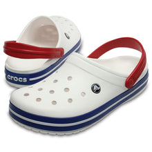 Load image into Gallery viewer, Crocs Crocband - Beyaz/Mavi Jean
